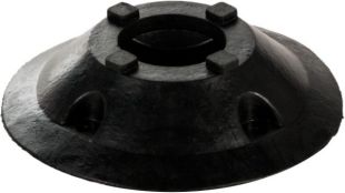 Słupek parkingowy blokujący FLEXPIN | PCV, 46 cm, na stopie, uchylny